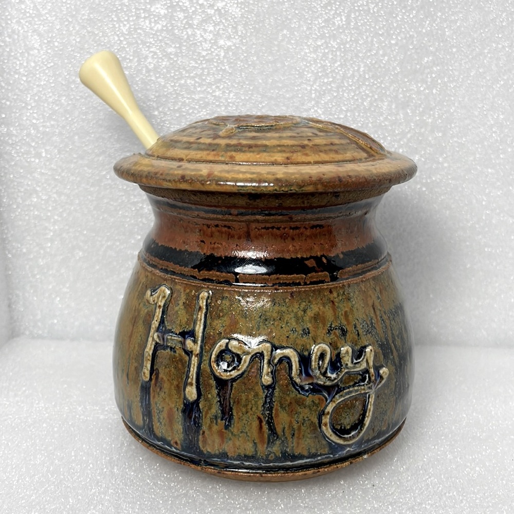 Pottery Honey Jar